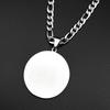 Archangel SAINT MICHAEL PROTECT US Round Pendant Necklace for Women Men Stainless Steel Gold Color Chtistian Chain Jewelry Gift