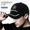 Für Mercedes Benz AMG Autoemblem Stickerei Snapback Baseballkappe Frühling und Herbst Outdoor Verstellbare Lässige Hüte Sonnenschutzhut