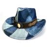 European, American And Western Cowboy Hats Are Fashionable And Retro, Old-Fashioned Color Matching Peach Heart Top Jazz Hats, Men'S And