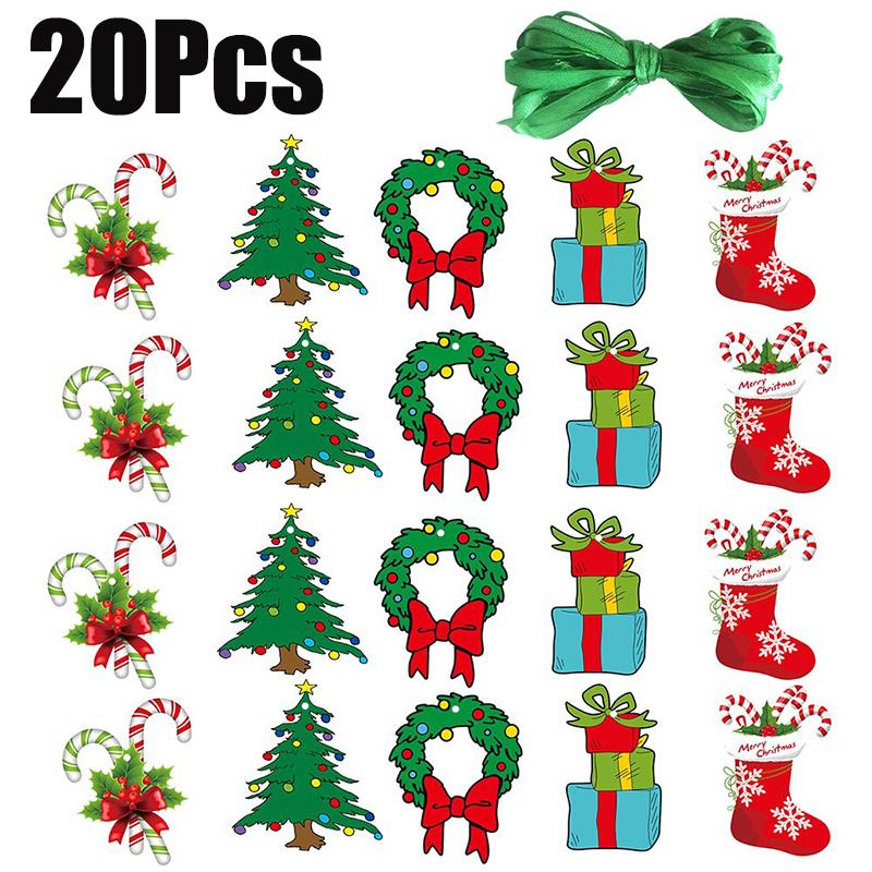 2025 Merry Christmas Decorative Door Hanging Banner Santa Claus Snowman Elk Couplet Christmas Decor for Home Xmas Ornaments Noel