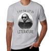 I Put The LIT In Literature. T-Shirt Graphics Vintage Clothes Plain Men's Clothing