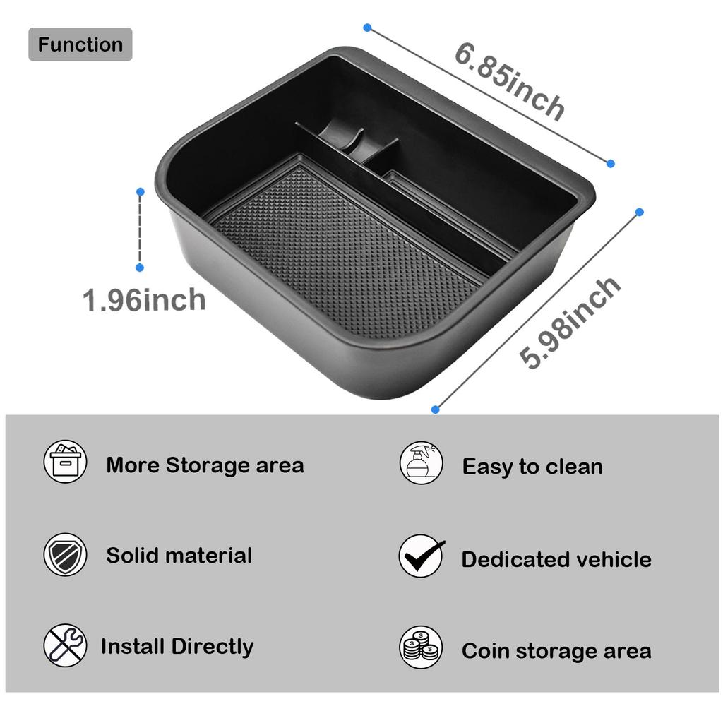 Center Console Organizer Cool Box For Toyota Land Cruiser Prado 250/Lexus GX550 2025 2025 Armrest Box Tray Interior Accessories