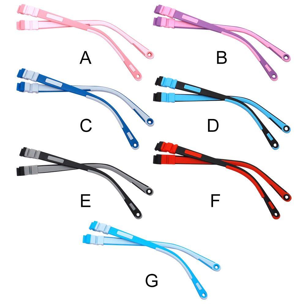 Silicone Children Snap-on Replacement Leg Spectacle Frame Eyewear Accessories Glasses Arm