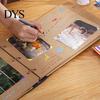 Nachfüllbares Notizbuch mit losen Blättern, DIY Fotoalbum, Hardcover Scrapbook Papierbuch für Reiseerinnerungen, Andenkenalbum, Hochzeiten, Jahrestage