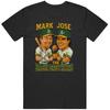 Mark Mcgwire & Jose Canseco  Bash Brothers Vintage Retro Caricature Tee T Sh