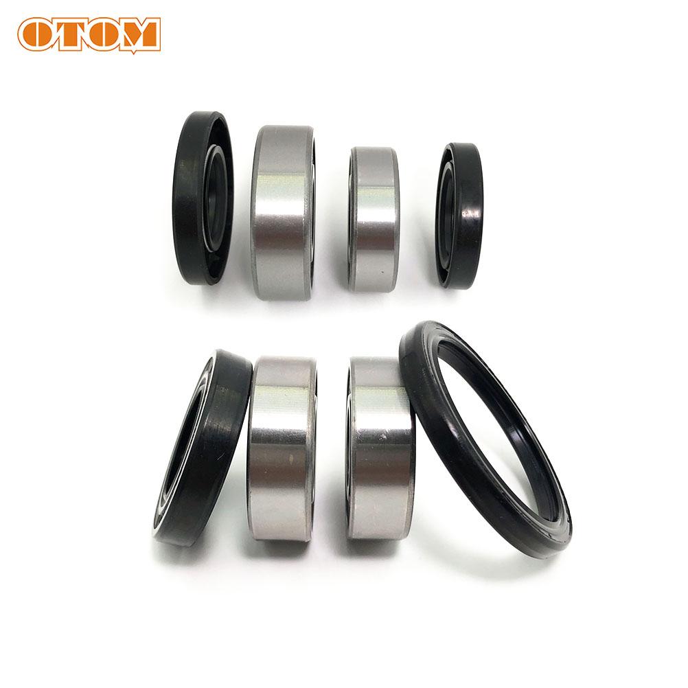 OTOM Motocross Front Rear Wheel HUB Bearing Oil Seals Rubber Sealed High Performance For HONDA CRF XR-R SL XR CRF-F 250 230 Part