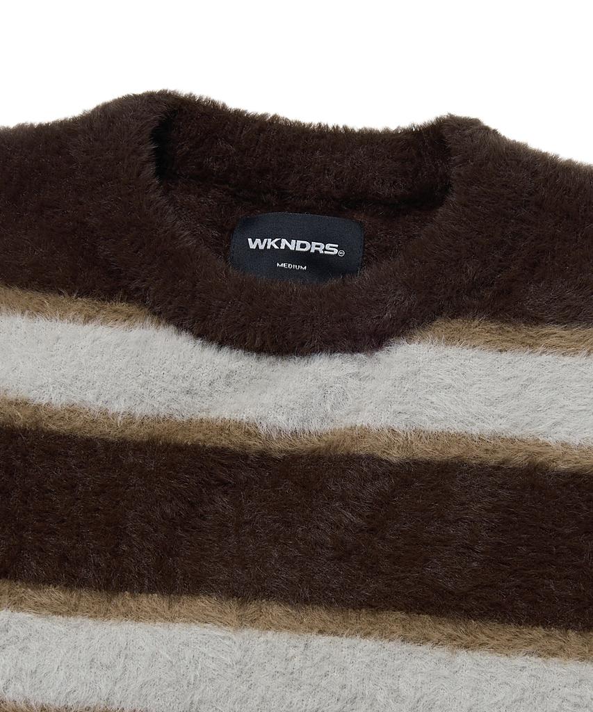 WKNDRS Striped Knit Sweater (Brown)