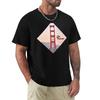 San Francisco California Golden Gate Bridge Sunshine TShirt Soft Lightweight Cotton TShirt