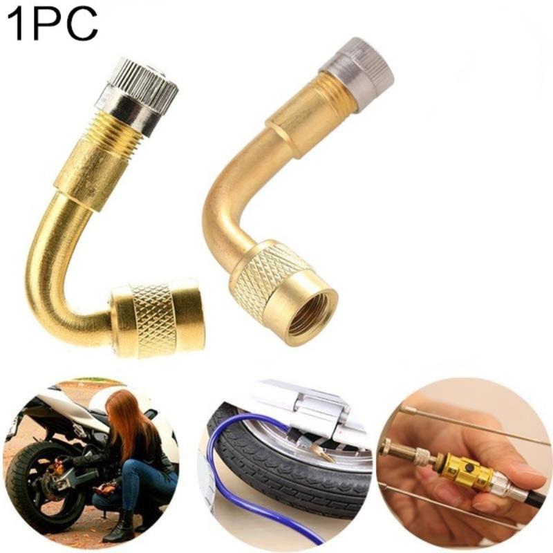 45/90 Degree Tyre Valve Extender Stem Car Motorcycle Bicycle MTB Outdoor Kits
