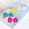 Sweet Lovely Floral Flower Petal Girls Cute Jewelry Ear Studs Fashion Accessories Earrings