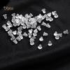 100Pcs Clear Plastic Earring Findings Back Stoppers Earnuts Safe Tool