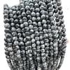 Jingde Jewelry Snowflake Obsidian Round Loose Beads for DIY Accessories & Bracelets