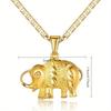 1Pc Fashion Light Luxury Elephant Metal Jewelry Elephant Auspicious Pendant