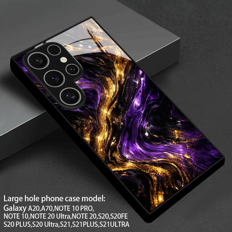 Bu Golden and Aiming Tempered Glass Case 2D S26 S25 S24 S23 S22 S21 S20 A56 A36 A16