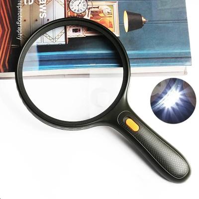 138mm Magnifying Glass With Led Lights For Reading Book