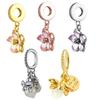 New DIY Cherry Blossom Glow Dark Firefly Charm Bead for Women Jewelry Bracelet Necklace Design
