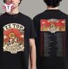 NYTT NYTT! ZZ Top The Elevation Tour 2026 Schema T-shirt Alla Storlekar S-4XL Fläktpresent