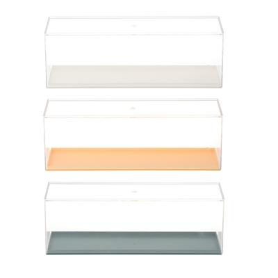 Showing Cabinet Dustproof Detachable Shelves Clear Storage Box Showcase for Perfume Collectibles Model Action Figure Toy
