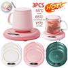 1-3PCS Intelligent Coffee Cup Heater with Thermostat Coaster and Gravity Switch - Perfect for Coffee Tea Espresso Milk