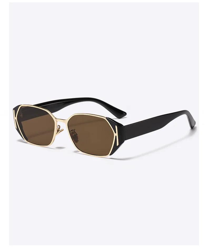 Luxury Metal Retro Cat-eye Sunglasses Comfortable Durable Beach Travel Sun Protection Shades