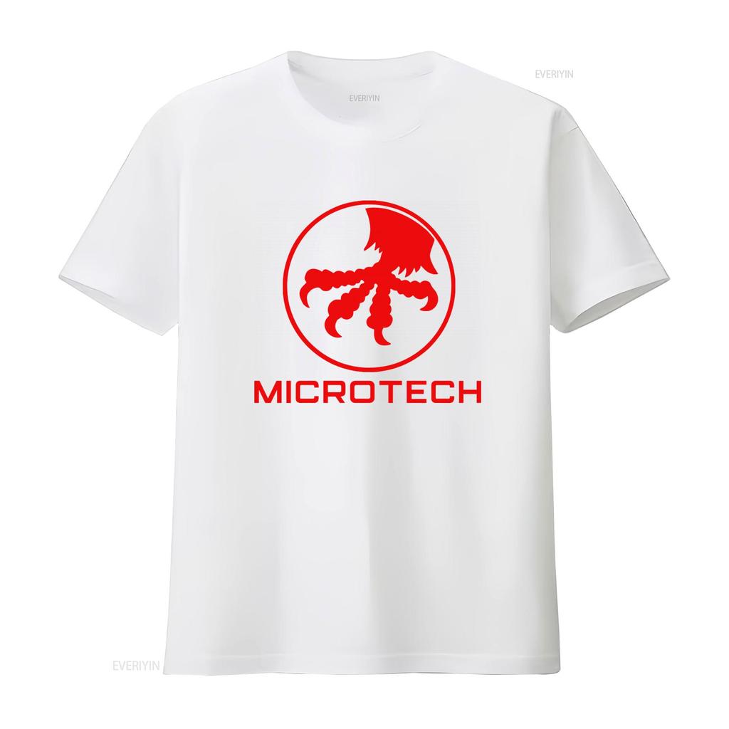 Microtech Knives Messer Werkzeuge Logo Schwarzes T-Shirt für Herren Größe S 3XL Kräftiges Rotes Design Bequeme Passform vintage Gewaschen