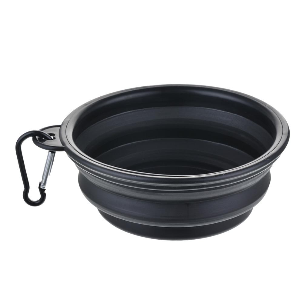 Dog Bowl Portable Folding Pet Bowl Collapsible Silicone Water Bowl For Dog Outdoor Travel Puppy Feeder Dish Food Container Decor