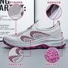 Stepping Shoes Women's Summer Breathable New Women's Shoes Middle-aged and Elderly Couples Casual Single Shoes Net Shoes