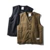 Japan Fashion Retro Cotton Vest Cotton-padded Vest Men's Autumn and Winter Warm Vest Outerwear Foreign Trade Cattle Goods Short Casual Waistcoat