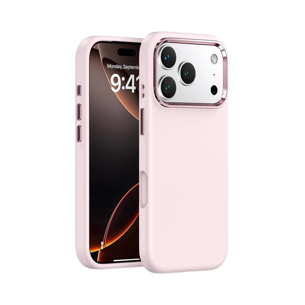 iPhone 17 Pro Max Silicone Case with Metal Lens Protection