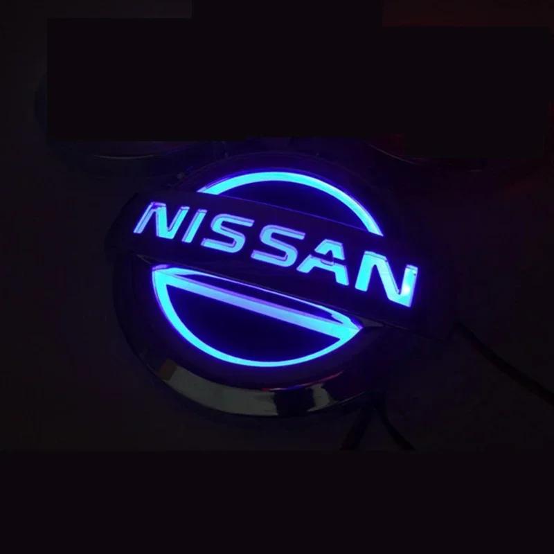 For Nissan MBQ05D Led Car Rear Emblem Badge Sticker Light for Nissan X-trail Qashqai Rogue Sport Kicks Tiida Altima Versa Juke Leaf Accessories