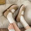 Fashion Lightweight Retro Heightening Thick-soled Shallow Mouth Single Shoes Women's 2025 New Spring and Autumn with Skirt Round Head Mary Jane Shoes