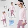 Moonkids Girls' Quick-Dry Long Sleeve Sports T-Shirt