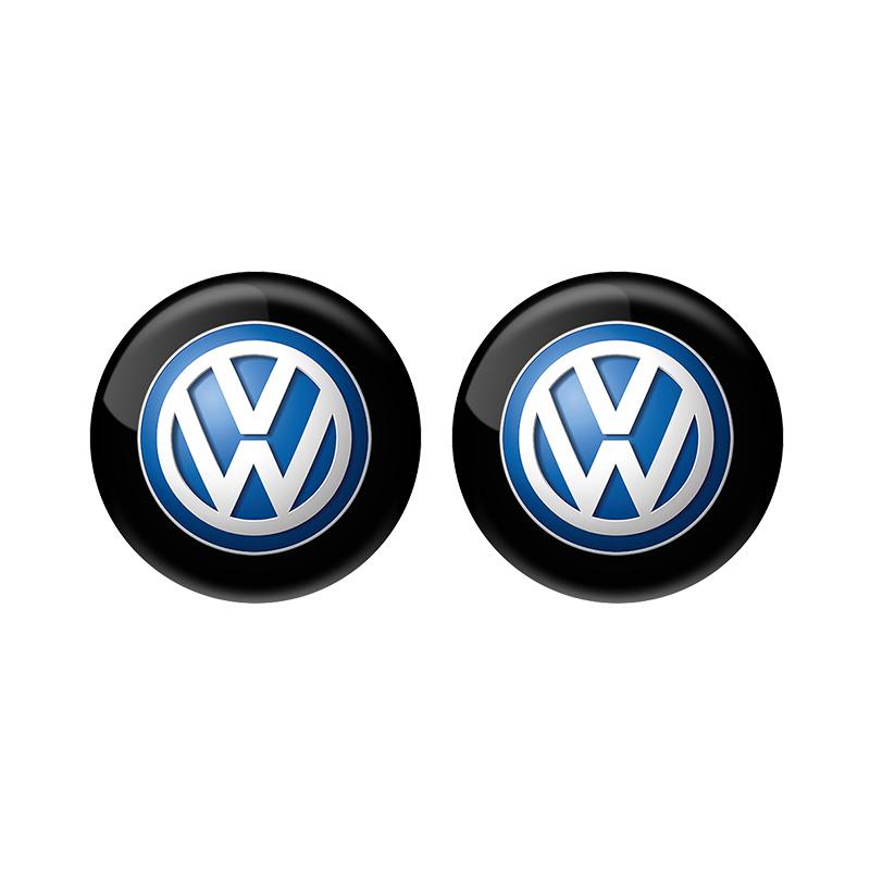 4PCS Universal Car Door Keyhole Protector Stickers Anti-Scratch Door Lock For Volkswagen VW Polo Golf T5 Caddy T4 Touran GTI BA5
