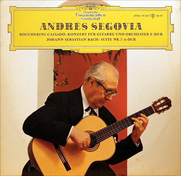 LP Record ANDRS SEGOVIA LUIGI BOCCHERINI Konzert Fr Gitarre Und Orchester E LPEM19383 Deutsche Grammo 1964 Germany Classical Used