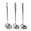 High Quality Soup Ladle Stainless steel Leaking Spoon Colander Stainless Oil Ladl Strainer Oil Soup Separate Spoon