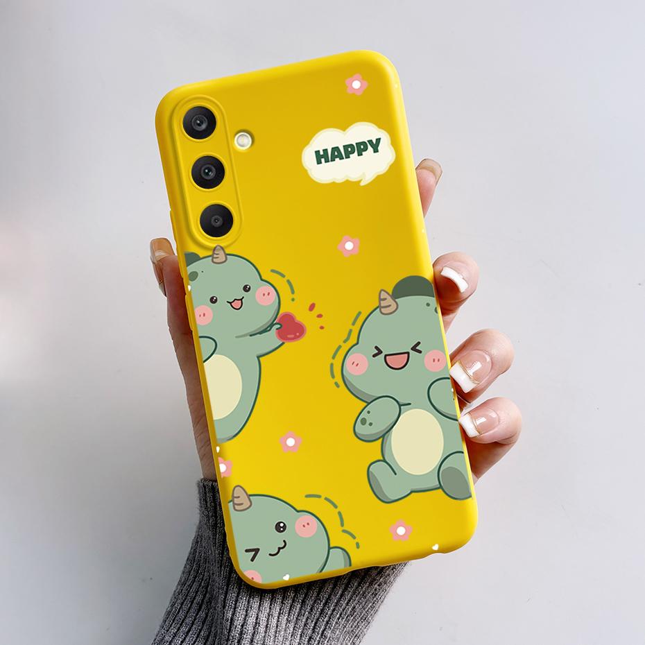 For Samsung A25 5G Case SM-A256B Stylish Painted Soft Silicone Shockproof Cover For Samsung Galaxy A15 A25 A35 A55 5G 2023 Capa