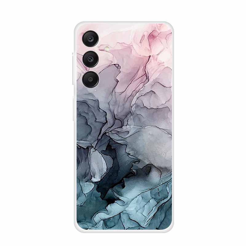 Marble Patterns Phone Case for Samsung A25 Soft Transparent TPU Clear Cover for Samsung Galaxy A 25 Protective Silicone Shell