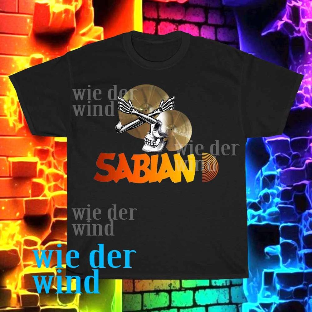 Ny Sabian Cymbaler Logotyp Herr T-shirt rolig storlek S till 5XL