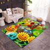 Zombie Planten Feest Thema Antislip Vloerkleden - Polyester Woondecoratie, Geschikt voor Slaapkamers, Woonkamers, Entrees, Studio's en Decoraties