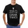 I Know Things TShirt Blanks Customs Design Your Own Plus Sizes Summer Tops Mens Graphic Tshirts