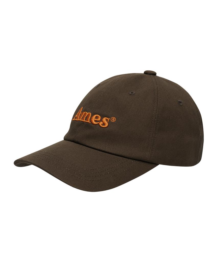 AMES-WORLDWIDE Basic Logo Ball Cap Brown