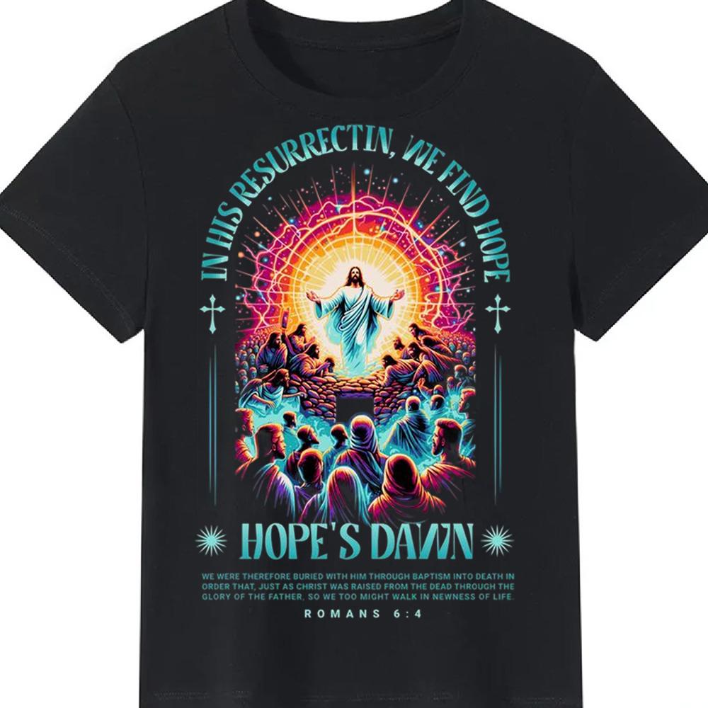 Religious Mythology Graphic Tshirt Jesus Poseidon Archangel Michael Print Casual Crew Neck Black Top For Unisex Unisex