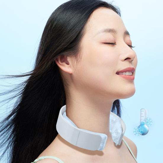 Tubo de enfriamiento de cuello de verano Enfriador de cuello portátil Anillo de hielo liviano y reutilizable Prevención de golpes de calor al aire libre Envoltura de cuello portátil Collar