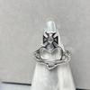 2025 New Personality Hollow Rings Heart Adjustable Ring Irregular Geometry Punk Vintage Rings for Women Girl New Fashion