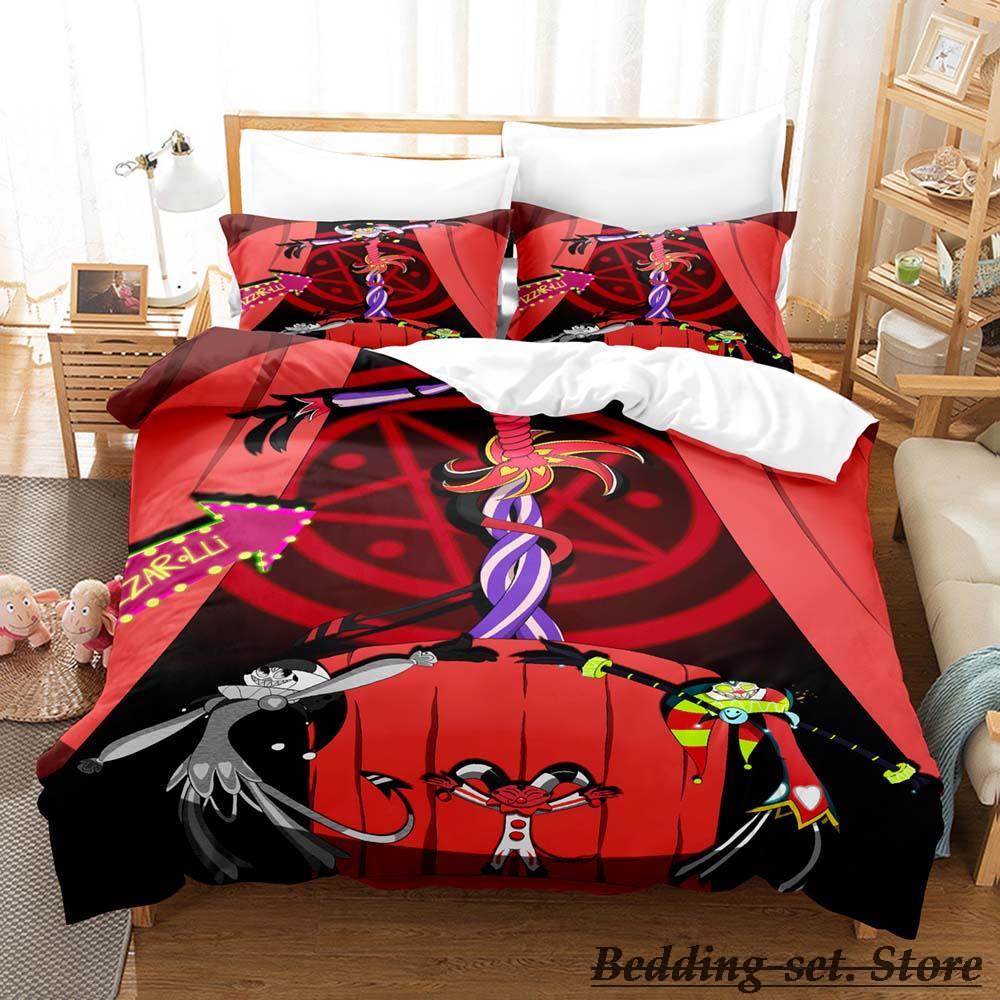 Fizzarolli Boss Bettwäsche Set Einzelbett Twin Full Queen King Size Bettwäsche Set Erwachsener Kind Schlafzimmer Bettbezug Sets Anime Bettwäsche Set Bett