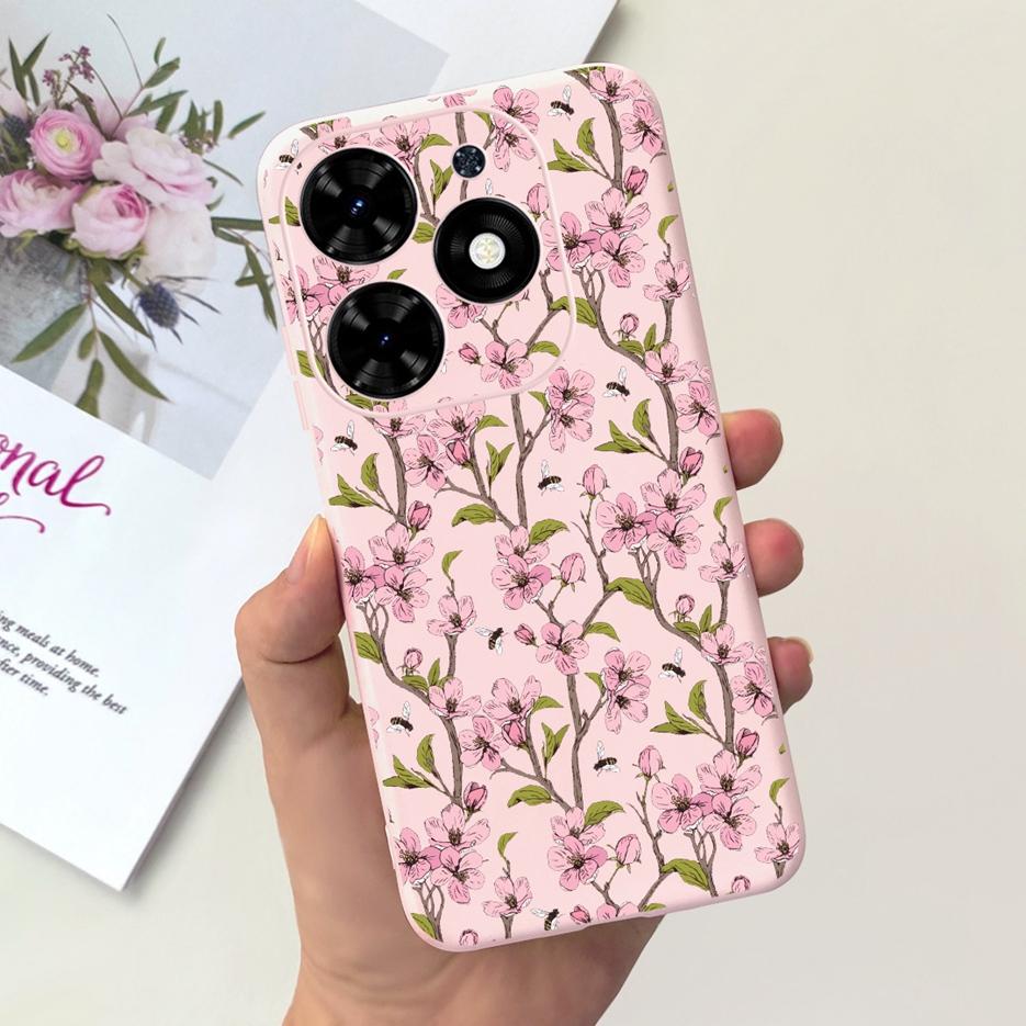 For Tecno Spark Go 2024 Case BG6 New Fashion Candy Painted Cover Soft TPU Phone Case For Tecno Spark Go 2024 Fundas 6.6'' Bumper
