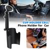 Car Cup Tablet Stand Phone Holder Expander Multifunction Support Adapter for Auto Interior Drink Organizer Storage Accessories