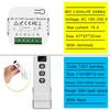 Tuya Smart WiFi Curtain Module Roller Shutter Switch Blinds Motor RF433Mhz Remote Control APP Alexa Google Home Voice Control