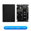 M. 2 Solid State SSD To SATA 3.0 External Hard Disk Box NGFF MSA To Serial Port Adapter Dual Use 2-in-1