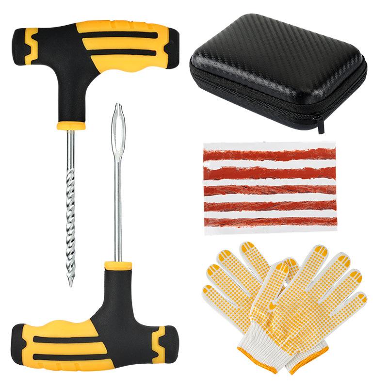 Rubberen Strip Bandenreparatie Gereedschap Set Auto Noodbanden Reparatie Kit PVC Snelle Bandenreparatie Gereedschappen